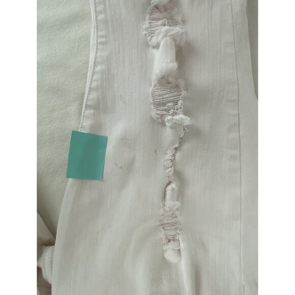 Torrid Women's Distressed White Skinny Jeans 12R - Picture 12 of 12